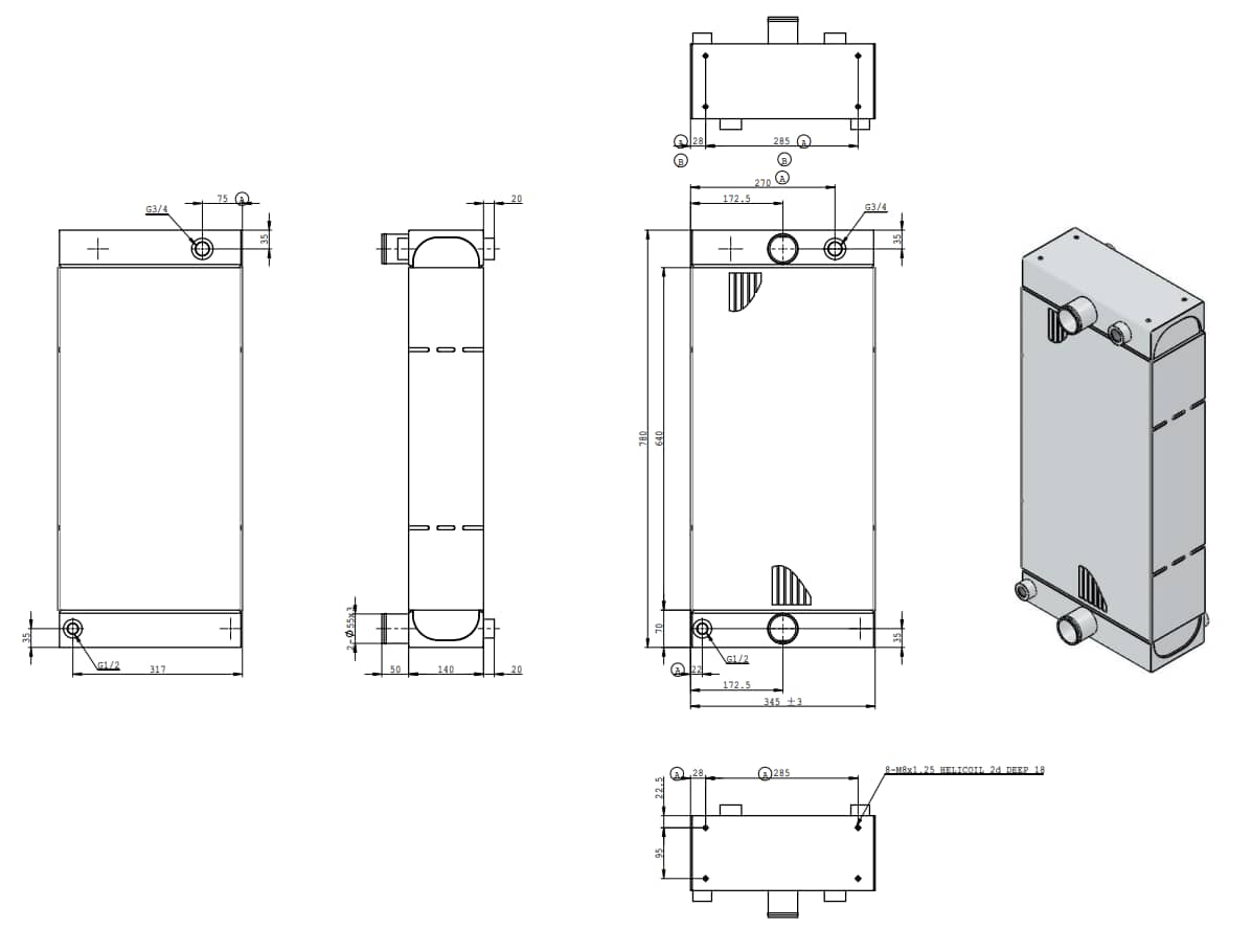 Oil-Cooler-Custom-Made-Bayswater-Radiators7