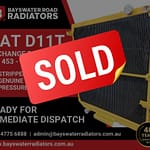 CAT D11T Exchange Radiator