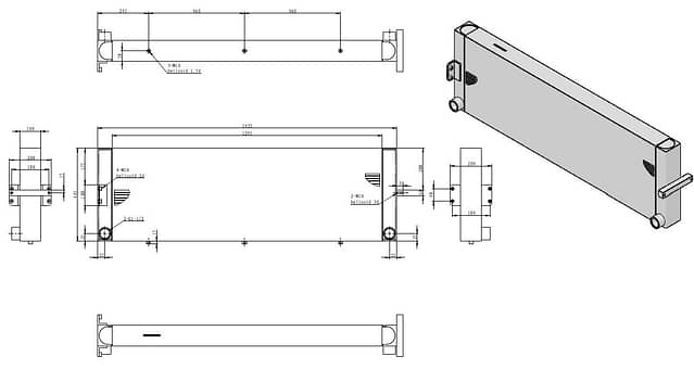 Hyundai HL780-7A Wheel Loader Oil Cooler