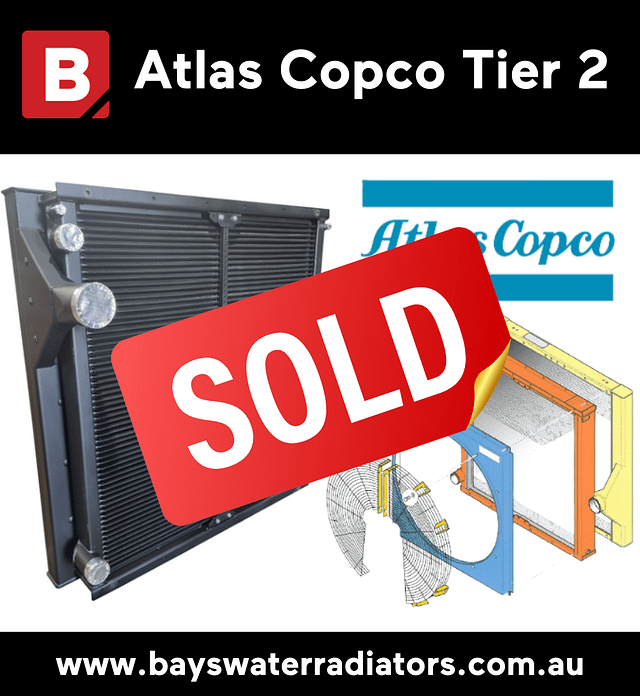 Atlas Copco MT6020 Tier 2 Radiator &#038; Aftercooler