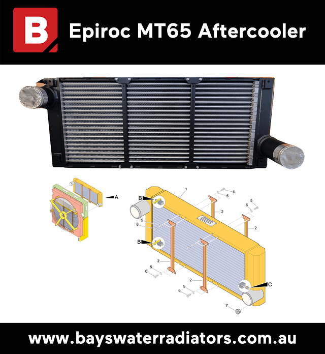 Epiroc MT65 Aftercooler