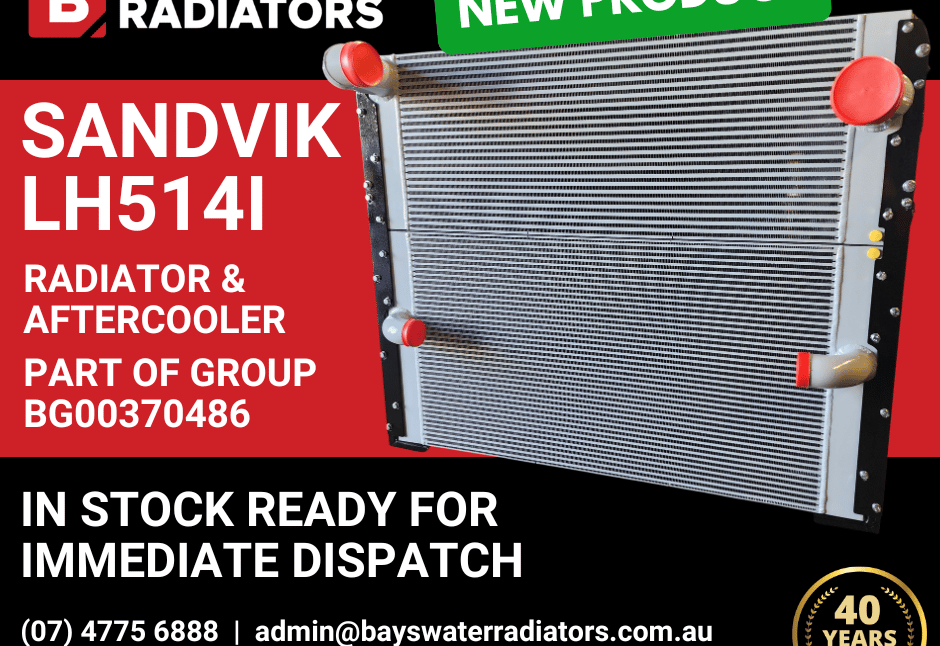 Sandvik LH514I Radiator &#038; Aftercooler