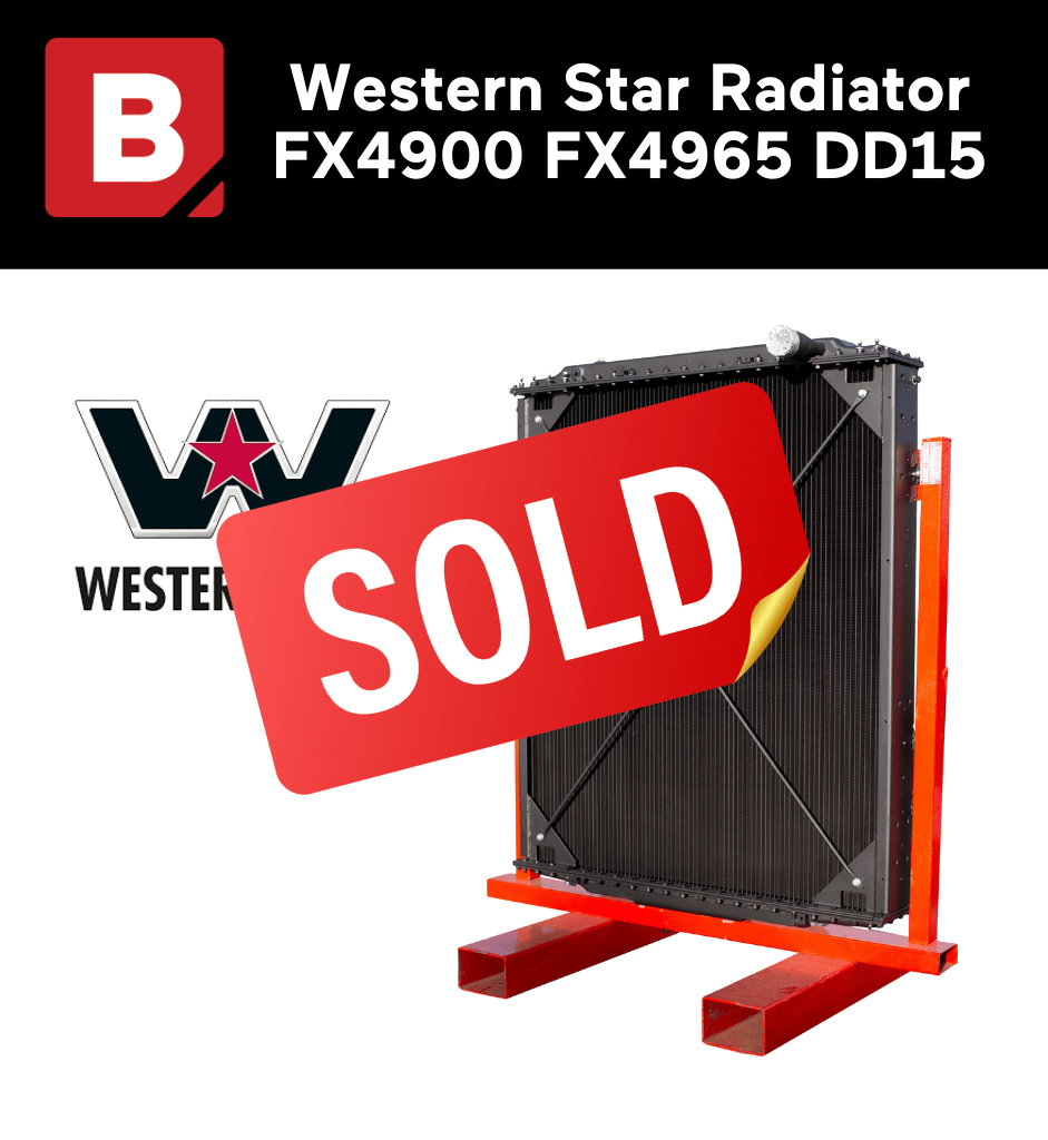 Western Star Radiator For Sale FX4900 FX4965 DD15 - Bayswater Radiators